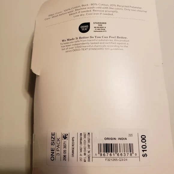 Cloud Island Muslin Burp Cloths - White, Gray, and Brown - Picture 3 of 3